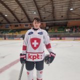 Théo Vouardoux a eu le privilège de porter le maillot de l'équipe de Suisse devant ses proches